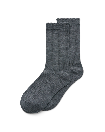 ECCO Hygge Femme Mid-Cut - Women's Ribbed Mid-Cut Socks