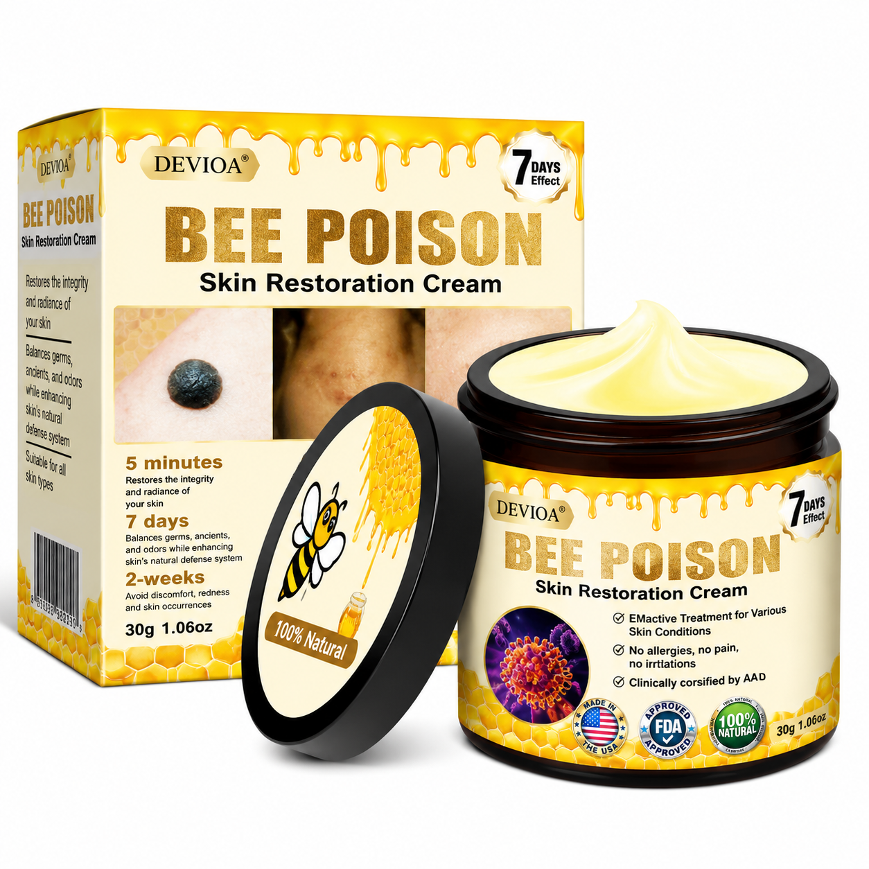 DEVIOA®   Bee Poison Skin Restoration Cream 👨‍⚕️🥇👩‍⚕️